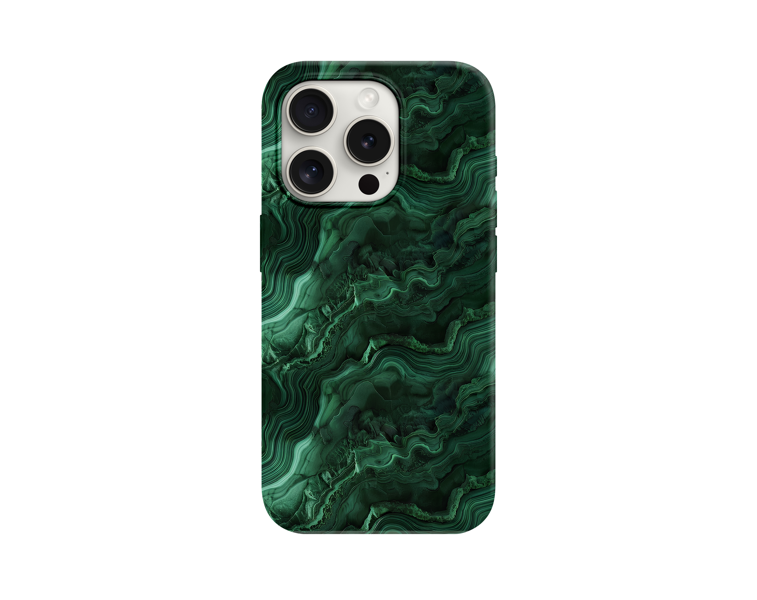 Malachite Tabakalı Telefon Kılıfı